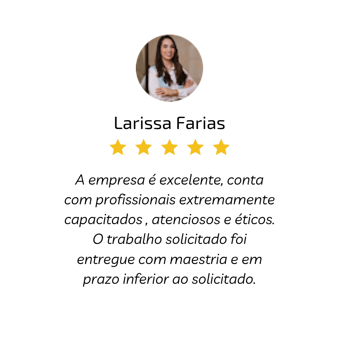 Depoimento de Larissa Farias